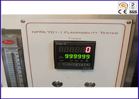 Thiết bị kiểm tra lửa phòng thí nghiệm cho vải NFPA 701 Phương pháp thử 1