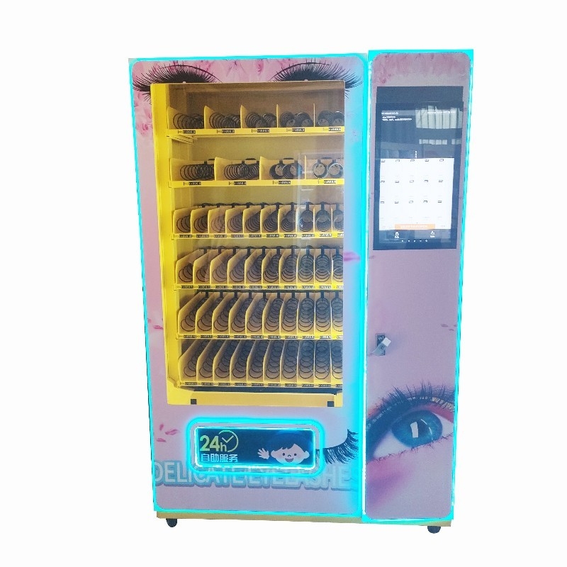 Máy cường độ cao Máy bán thức ăn cao cấp Máy bán hàng tự động màu