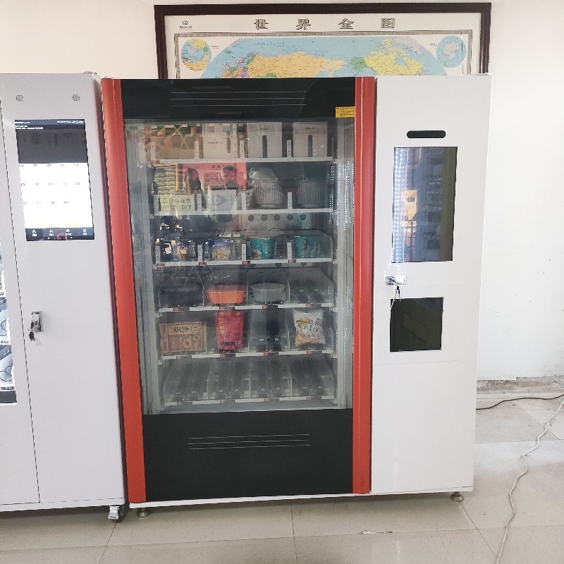 Máy bán hàng tự động thông minh Đồ uống ăn nhẹ Cần bán Phòng tập thể dục Trường học