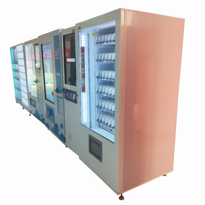 Những chiếc máy yêu quý Máy bán đồ ăn tự động tốc độ cao Máy bán hàng tự động nhiều màu sắc