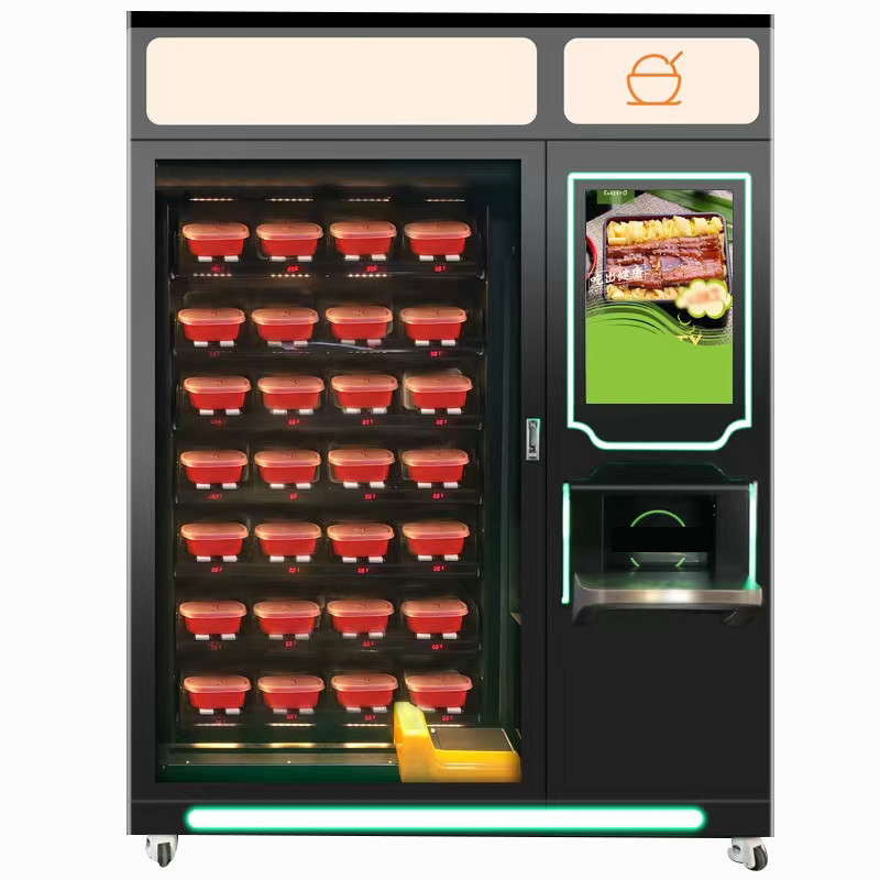 Bánh hoạt động bằng tiền xu Máy bán bánh pizza Rau xà lách Trái cây tươi Máy bán hàng tự động Vành đai thực phẩm Cần bán