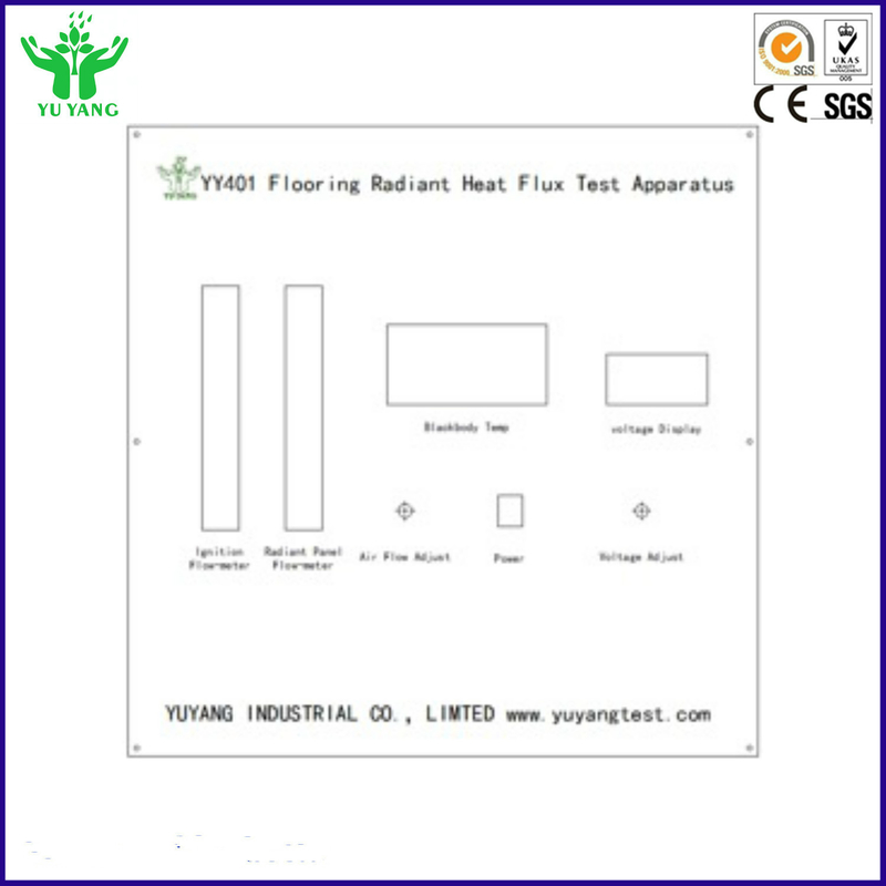 Tiêu chuẩn ISO 9239-1 ASTM E648 Thiết bị kiểm tra lửa Tia xạ bức xạ quan trọng với nguồn năng lượng nhiệt bức xạ