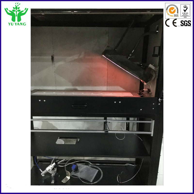 Tiêu chuẩn ISO 9239-1 ASTM E648 Thiết bị kiểm tra lửa Tia xạ bức xạ quan trọng với nguồn năng lượng nhiệt bức xạ