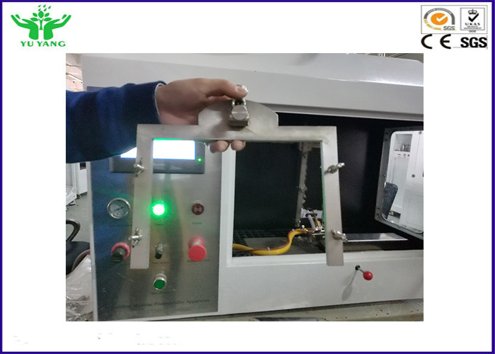 Thiết bị kiểm tra tính dễ cháy Nguồn ngọn lửa đơn màu trắng Tiêu chuẩn ISO 11925-2