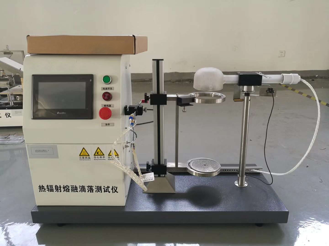 NF P92-505 Thiết bị kiểm tra ngọn lửa Thiết bị kiểm tra nhỏ giọt bức xạ nhiệt cho vật liệu nóng chảy