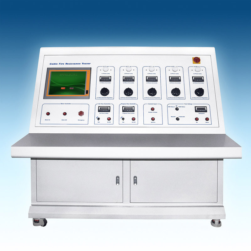 IEC60331 Thiết bị kiểm tra dây cáp Kiểm tra khả năng chống cháy cho mạch toàn vẹn trong điều kiện cháy