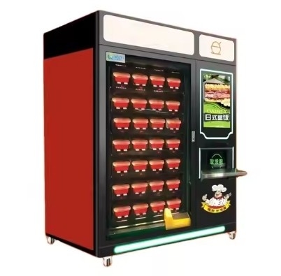 Máy bán hàng tự động đầy đủ để bán kem thuận tiện với hệ thống điều khiển từ xa và cảnh báo