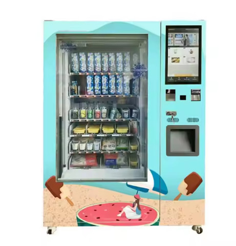 Máy bán hàng toàn bộ trong một có dung lượng cao bán 30+ mặt hàng lý tưởng cho trung tâm mua sắm
