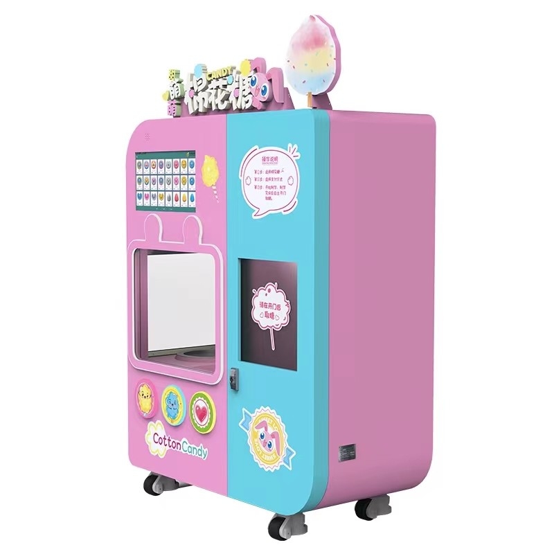 Chup siêu âm độc đáo Chip hoàn toàn mới tự động bằng đá bông tự động Cotton Candy Machine