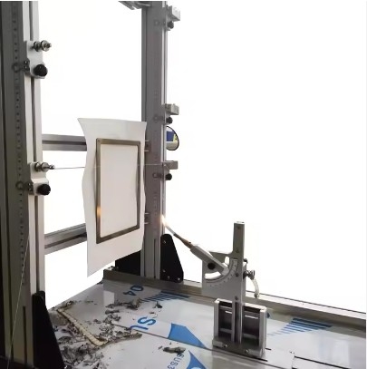 Chất kiểm tra chất chống cháy ngọn lửa hiệu suất cao cho vật liệu dệt và đồ chơi với nhiều loại vải định hướng dọc