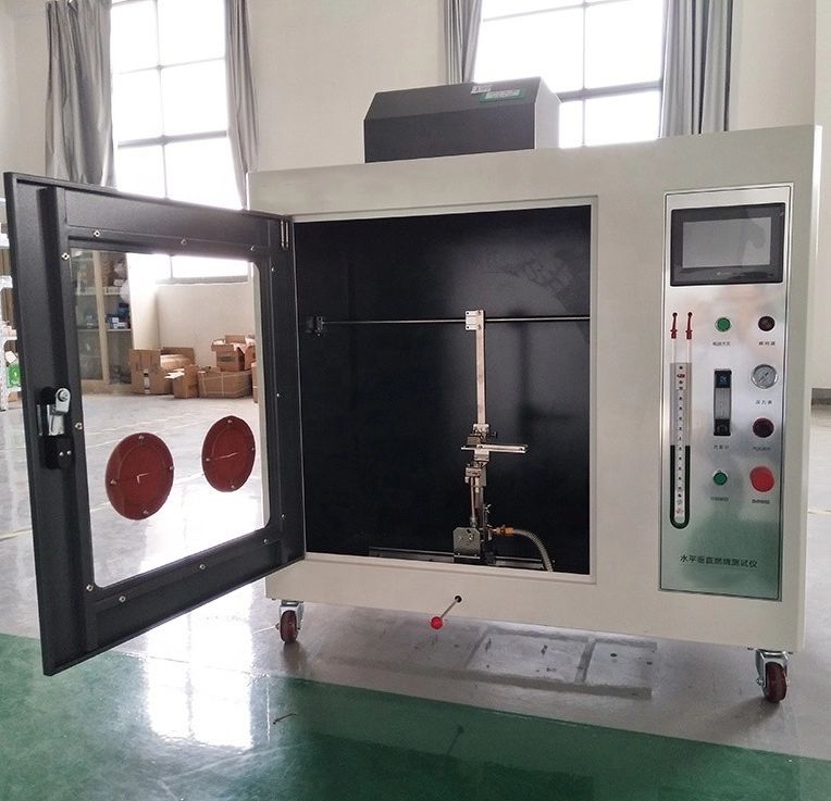 Thiết bị kiểm tra khả năng bắt lửa UL94 Buồng thử ngọn lửa ngang và dọc cho vật liệu nhựa trong thiết bị điện tử tiêu dùng