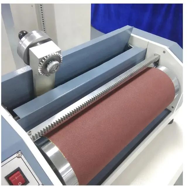 Máy kiểm tra mài mòn theo tiêu chuẩn DIN ISO 4649 Công cụ kiểm tra dệt may phù hợp để đếm kết quả