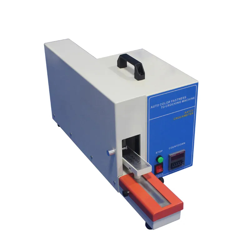 Máy thử độ bền màu ma sát điện AATCC Crockmeter Auto Color Fastness to Crocking Machine