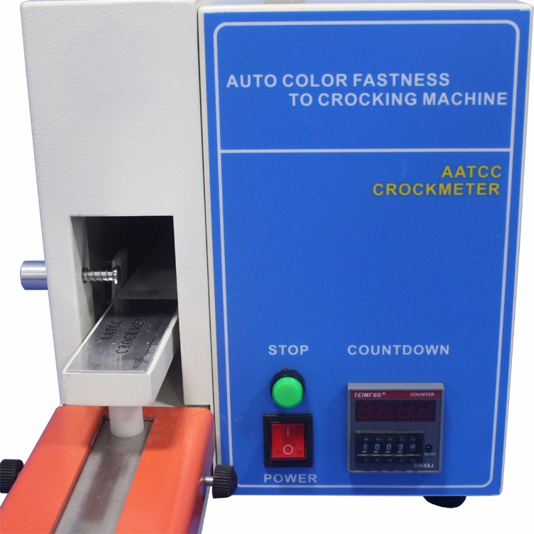 Máy thử độ bền màu ma sát điện AATCC Crockmeter Auto Color Fastness to Crocking Machine