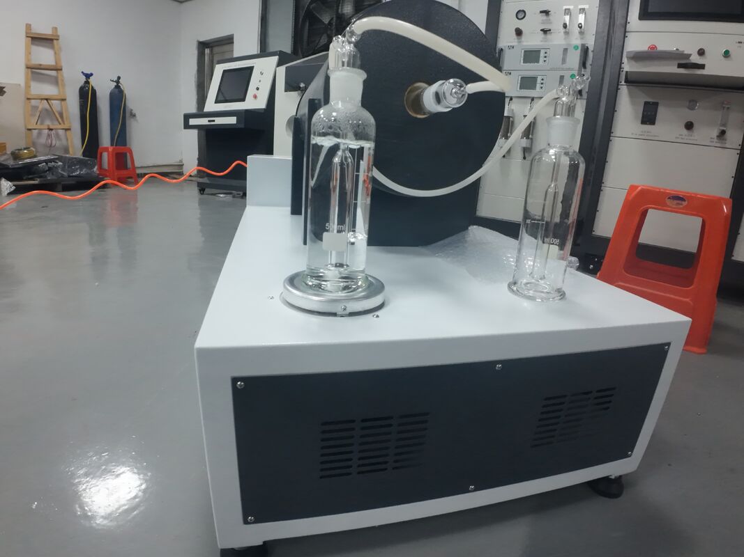 IEC 60754 Máy kiểm tra khí axit halogen cho các dây cáp điện Thiết bị thử nghiệm giải phóng phòng thí nghiệm