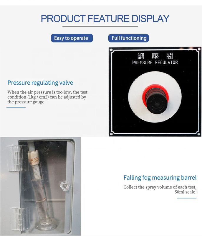 Máy phun muối điện tử 220V cho thiết bị thử nghiệm với bảo hành 1 năm Thiết bị thử nghiệm thiết yếu