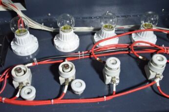 IEC 60331, BS 6387, EN 50200 Điện dây cáp mạch toàn vẹn Thiết bị thử nghiệm cháy Thiết bị thử nghiệm phun nước sốc lửa