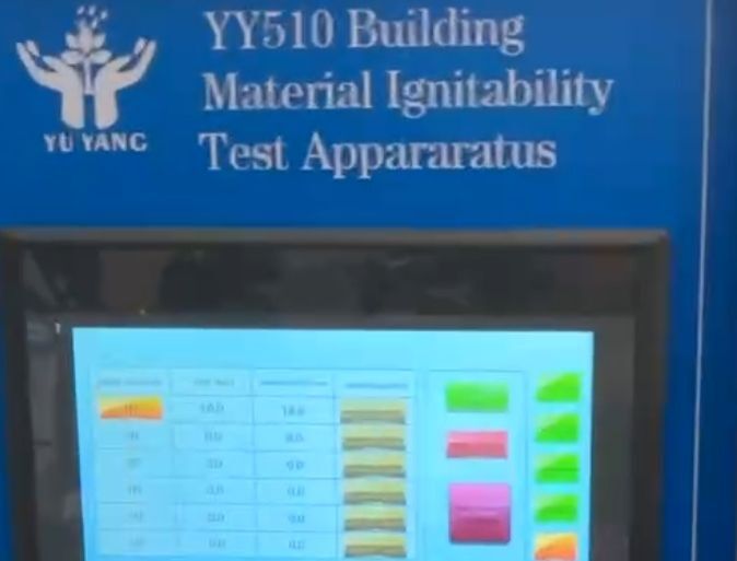 Thiết bị kiểm tra khả năng bắt lửa đạt chứng nhận ISO 11925-2 với cấu trúc thép không gỉ và vận tốc gió ống khói 0,7m/s cho vật liệu xây dựng