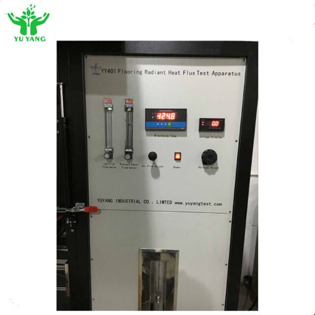Thiết bị kiểm tra lưu lượng nhiệt tỏa sáng sàn phù hợp với ISO 9239-1 ASTM E 846 với chiều cao ngọn lửa điều chỉnh 60-120mm và đo lưu lượng nhiệt 0-15 Kw/m2