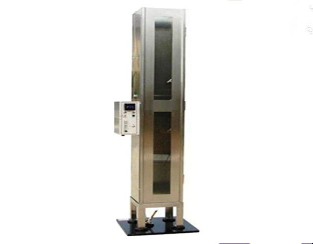 NFPA 701-2004 Phương pháp 2 Máy kiểm tra lan truyền ngọn lửa với 800BTU/ft3 ~ 1000BTU/ft3 Nhiệt đốt 100mm vòi và cấu trúc thép không gỉ 304