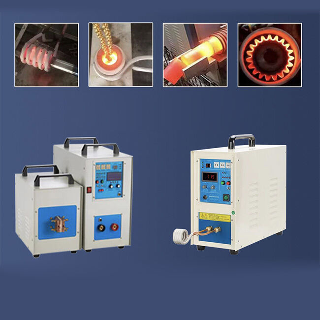 25KW cao tần số máy sưởi cảm ứng 380v Máy hàn để dập tắt Annealing mới sử dụng tình trạng kim loại máy bơm Gear