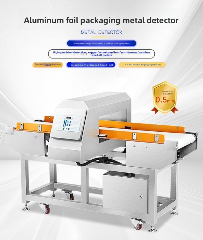 Máy dò kim loại công nghiệp tự động cho ngành chế biến thực phẩm Hệ thống dò kim loại băng tải