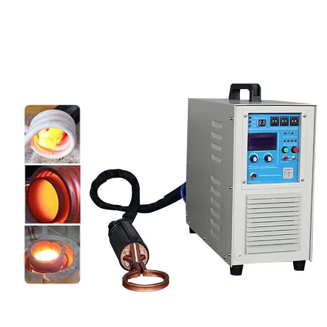 Công Nghiệp Đa Năng 15KW Cảm Ứng Nhiệt Máy Mới Chuyển Đổi Tần Số Điện Từ Hộp Số Máy Hàn PLC