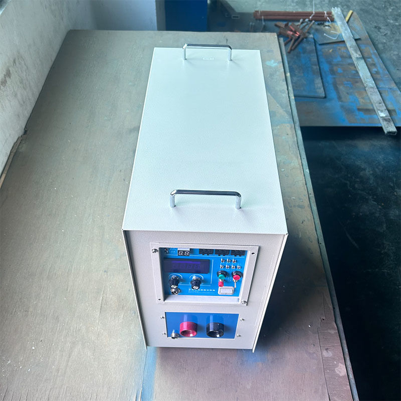 Máy gia nhiệt cảm ứng cầm tay 220V, rèn bu lông động cơ thép, các thành phần cốt lõi PLC, thiết bị gia nhiệt cảm ứng thép không gỉ