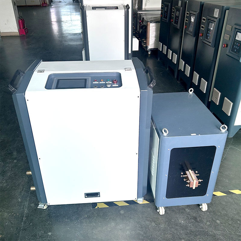 Máy nung cảm ứng tần số trung bình để rèn phôi kim loại, bu lông & đai ốc với các bộ phận cốt lõi động cơ & bơm thép