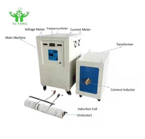 Thiết bị sưởi ấm cảm ứng 60kW có công suất cao được điều khiển bởi PLC để chế tạo thép và xử lý nhiệt kim loại