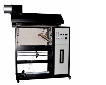 Máy kiểm tra thông lượng bức xạ tới hạn tuân thủ ISO9239 với Tổng công suất 2KW và Tấm bức xạ 300mm × 450mm để kiểm tra thông lượng nhiệt sàn