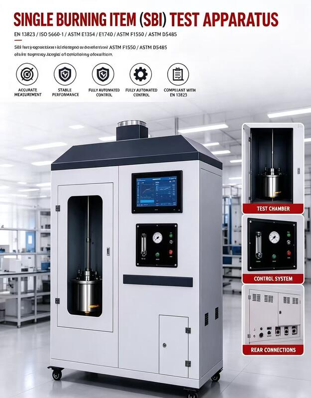 Máy kiểm tra độ bắt lửa của nhựa theo tiêu chuẩn UL94 ASTM D1929 IEC707 để kiểm tra điểm chớp cháy và nhiệt độ tự bốc cháy