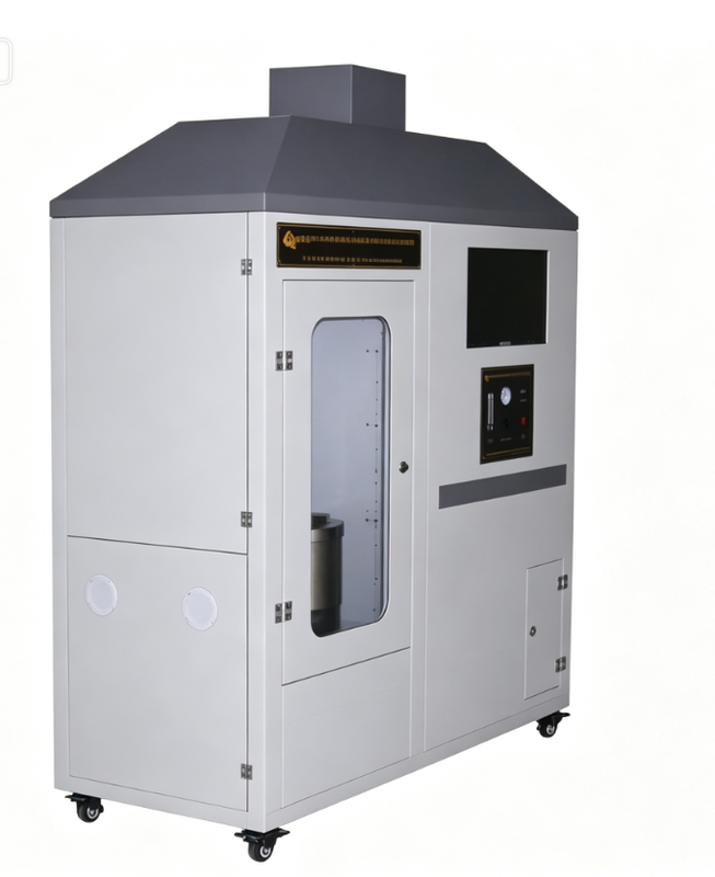 Máy kiểm tra độ bắt lửa UL94 với nhiệt độ thử nghiệm 0–500°C, luồng không khí có thể điều chỉnh và độ chính xác nhiệt độ ±1°C cho vật liệu nhựa, cao su, điện tử