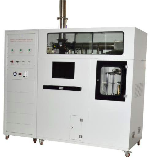 Máy kiểm tra khả năng cháy bằng nhiệt kế nón tiêu chuẩn ISO 5660 với cường độ bức xạ 100 kW/m2 và thang đo điện tử chính xác cao