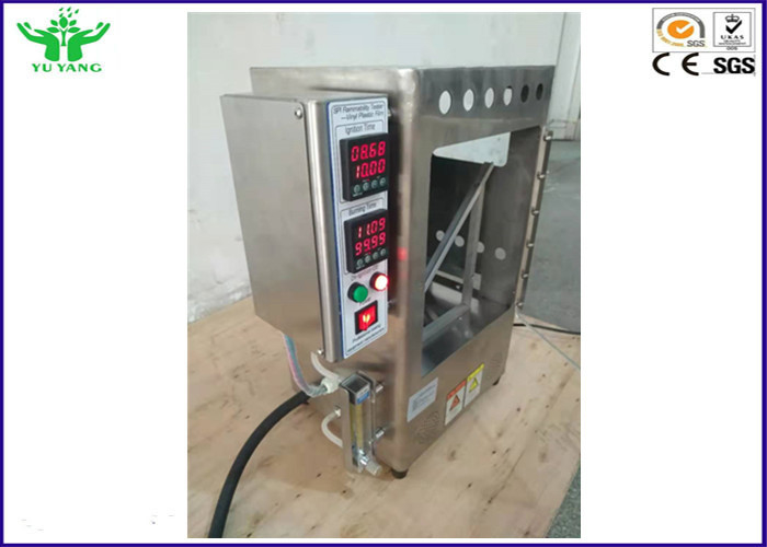 CPSC 16 CFR Phần 1611 Bộ kiểm tra dễ cháy SPI Màng nhựa Vinyl AC 220 V 50Hz 3A