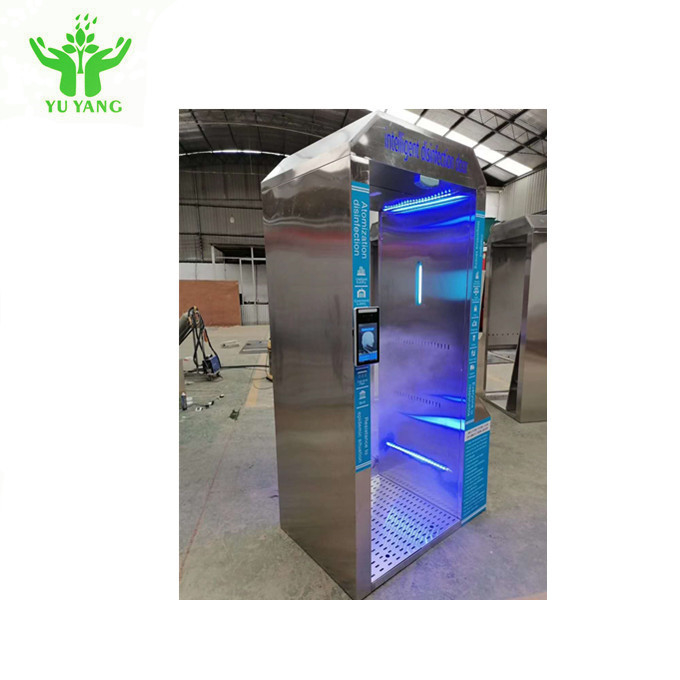 Cổng hầm khử trùng tay trong nhà để phát hiện và báo động nhiệt độ cơ thể