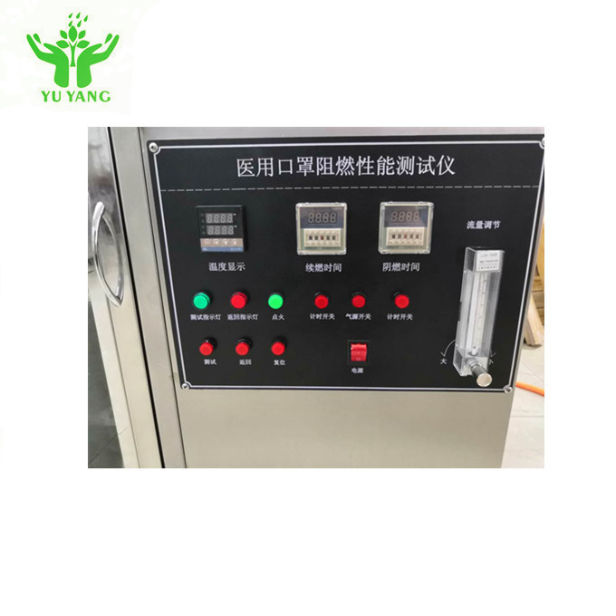 70kg Thiết bị kiểm tra tính dễ cháy Thử nghiệm chống cháy trắng bạc Phẫu thuật Phẫu thuật chống cháy mặt trên mặt