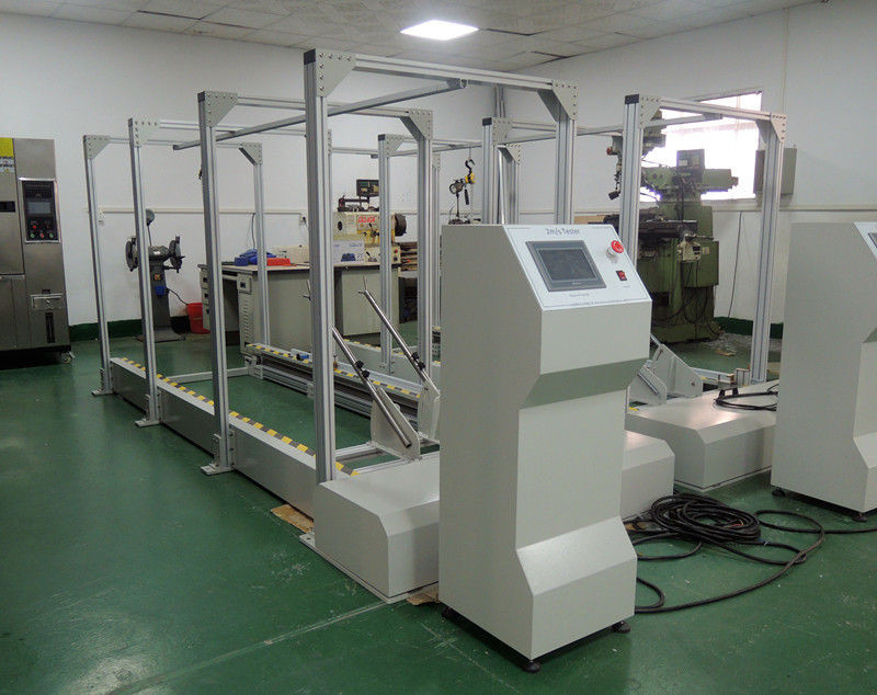 EN 71-1 Thiết bị kiểm tra độ bền động cho đồ chơi có bánh xe Thử nghiệm tác động nhôm 2m / s