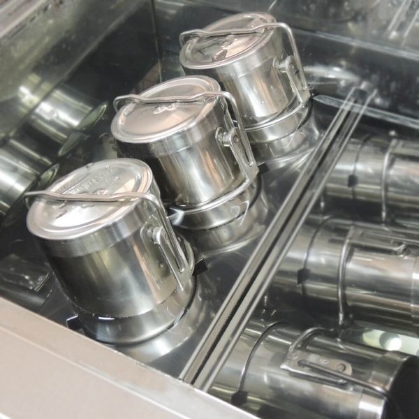 ISO Canister 550ml Máy đo độ bền màu AATCC 61 Máy giặt gia tốc