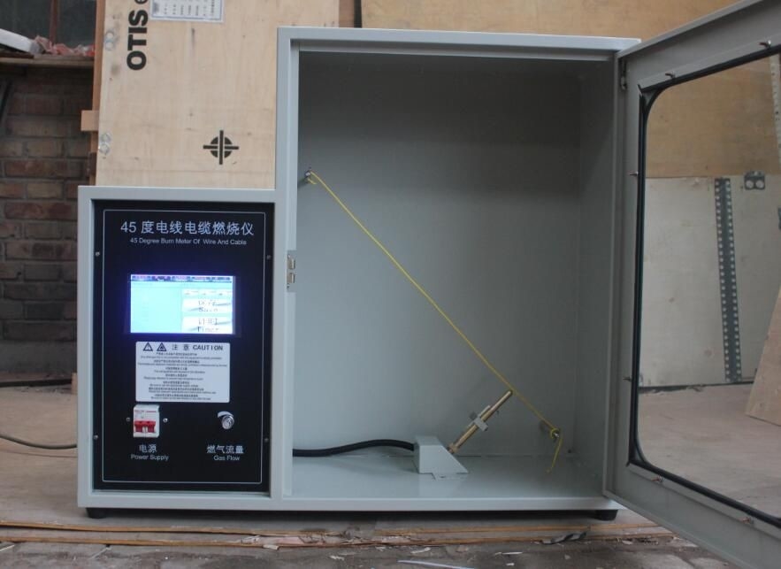 ISO 6722-1 Máy kiểm tra tính dễ cháy lõi đơn cho hiệu suất chống cháy của cáp